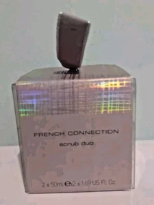 New French Connection Scrub Duo ~ Body Polish 50ml & Body Butter 50ml Gift Set - Picture 1 of 5