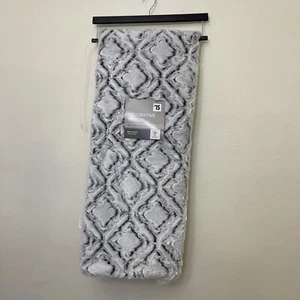Decorative Throw Blanket 50x60 Black and White - Picture 1 of 4