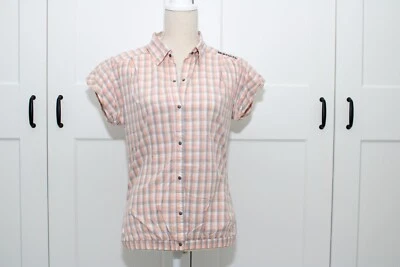 Bench Bluse Shirt Gr. S M L 34 36 38 rosa weiß grau Neuwertig - Bild 1 von 2