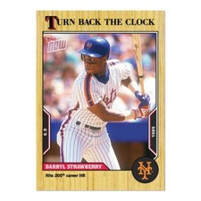 Darryl Strawberry 2022 MLB TOPPS NOW Turn Back The Clock 71 Presale Mets