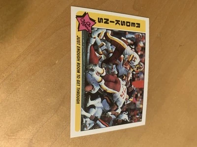 1985 Fleer Team Action Washington Redskins #82 - Image 1 of 2