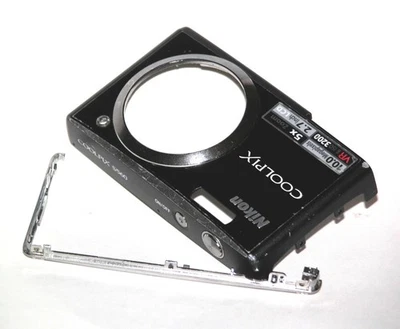 Cubierta del cuerpo delantero con marco central para Nikon COOLPIX S560 - Piezas de repuesto Foto 1 de 3