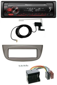 Pioneer 1DIN USB DAB MP3 AUX Autoradio für Renault Twingo 07-14 beige-grau - Bild 1 von 8