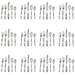 Towle Stockholm 18/10 Stainless Steel 60pc. Flatware Set (Service for Twelve) - Picture 1 of 7