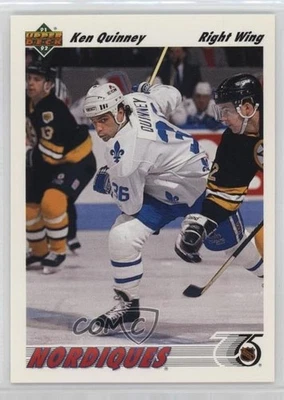 1991-92 Upper Deck Ken Quinney #419 Rookie RC - Image 1 of 2