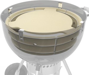 onlyfire Räucherbox Kit Edelstahl Holzkohlekorb 57 cm für Weber Kettle Grill - Picture 1 of 1