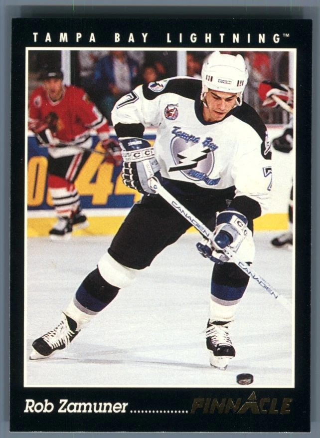 1993-94 Pinnacle Canadian Tampa Bay Lightning Rob Zamuner #121 - Image 1 of 2