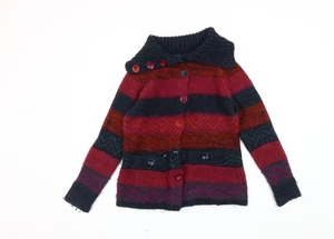 Per Una Women's Multicoloured Striped Cardigan S - Picture 1 of 12