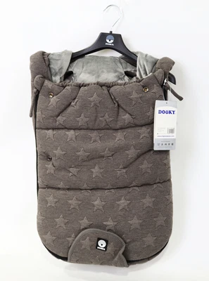Dooky™ Universal baby stroller footmuff Small 3-9 months Knitted Grey Star - Image 1 of 4