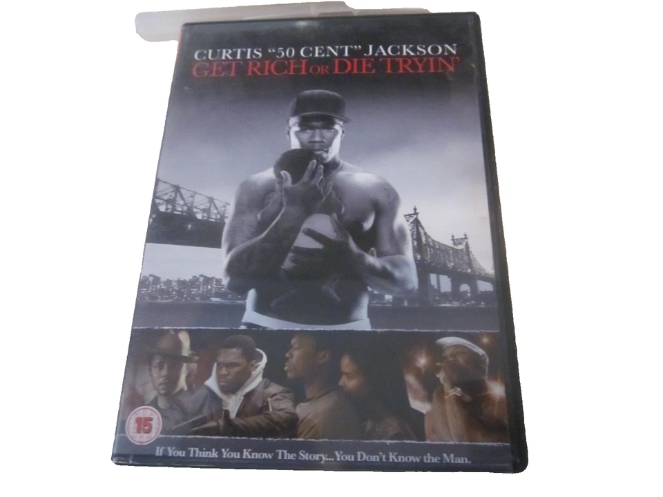 DVD  CURTIS JAMES JACKSON   50 CENT  GET RICH OR DIE TRYIN - Image 1 of 1