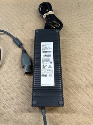 AUTHENTIC OEM MICROSOFT DPSN-186EB A XBOX 360 AC POWER SUPPLY BRICK - Image 1 of 4