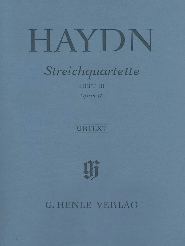 Haydn String Quartets Vol 3 Op 17 Henle Urtext Set of Parts Sheet Music Book - Image 1 of 1