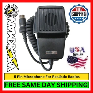 Workman DM507-5R 5 Pin CB Radio Microphone Handheld Realistic Style w/ 6ft Cord - Picture 1 of 7