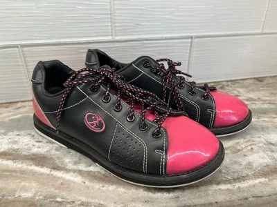 Elite Athena Bowling Shoes Ladies 8 Hot Pink/Black - Image 1 of 4