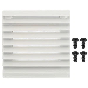 61mm Fan Grill with Screws Ventilator Grill Covers for Electronic Cabinet Grey - Afbeelding 1 van 6