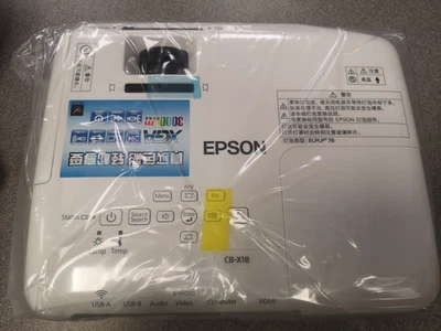 Epson EB-X18 Long Throw 3000 Lumens 3LCD VGA HDMI - Image 1 of 4