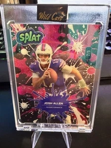 2025 Wild Card Splat 2025 Wild Card Splat BASE Pink #SBPNK02-JA Josh Allen /5 - Picture 1 of 2