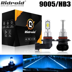 9005 HB3 LED Headlight Super Bright Bulbs Kit Blue 8000K 8000LM High/Low Beam - Picture 1 of 12