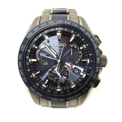 Reloj Seiko Astron GPS Solar SBXB043 Hombre 40 Zonas Horarias Reloj Preciso Usado Foto 1 de 4