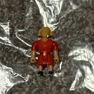 Fisher Price Bend-a-Family Puppenhaus Spielzeug Figur rotes Mädchen 60er/70er Jahre - Bild 1 von 6