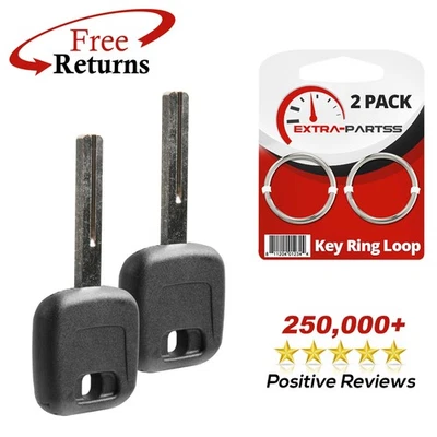 2 For 2000 2001 2002 2003 2004 2005 2006 2007 2008 2009 Volvo S60 V70 Key Blade - Image 1 of 4