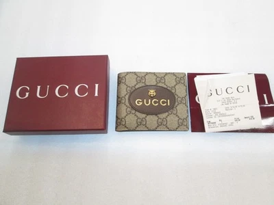 GUCCI Neo Vintage GG Supreme Men's Wallet 473954K9GOT - Image 1 of 4