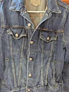 Polo Ralph Lauren USA Flag Patch Denim Jacket Youth XL 18-20 - Picture 1 of 12