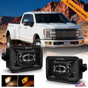 2pcs LED Fog Lights W/DRL For Ford F150 2015-20 F-250 F-350 Super Duty 2017-2018 - Picture 1 of 15