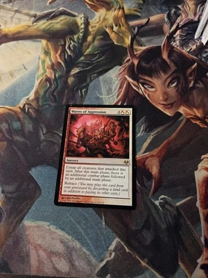 Waves of Aggression Eventide - Sorcery Rare - Magic the Gathering MTG Card 2008 - Image 1 of 3