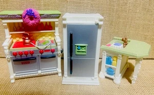 Fisher Price Loving Family Dollhouse Kitchen Set 2008 - Picture 1 of 4