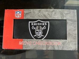Las Vegas Raiders Checkbook Cover - Brand New - Picture 1 of 2