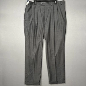 Ralph Lauren Mens 40x32 Dress Pants Modern Fit Black Check Windowpane Rayon NEW - Picture 1 of 7