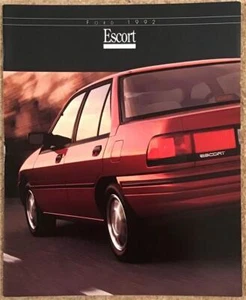 FORD ESCORT USA Sales Brochure 1992 #052-Ann 8/91 - Picture 1 of 4