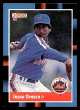 1988 Donruss #192 Jesse Orosco New York Mets Baseball card