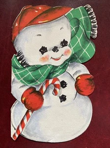 Vintage c1950s Children’s Christmas & New Years Hallmark Greeting Card - Picture 1 of 3