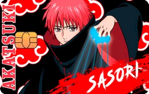 Sasori Akatsuki Credit Debit Card Sticker Decal - Picture 1 of 1