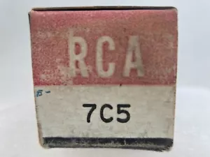 RCA 7C5  Radiotron Electron Tube New in Box Old Stock - Picture 1 of 7