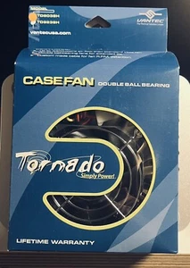 NEW Vantec Tornado 80mm High Perf 2x Bearing Case Fan - FOR CRYPTO , EXTR GAMING - Bild 1 von 4