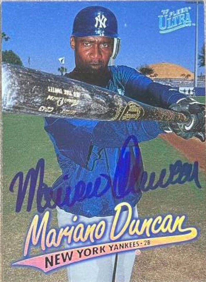 Fleer Ultra 1997 autografiado por Mariano Duncan #433 Foto 1 de 1