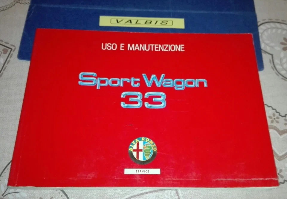 LIBRETTO "USO E MANUTENZIONE" ALFA 33 SPORT WAGON- DEL 1991-ENTRA  - Immagine 1 di 1