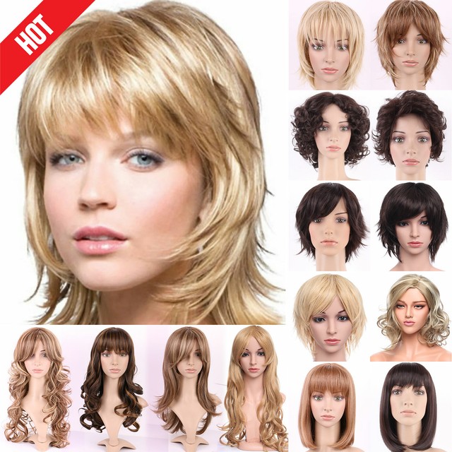 Compre Peruca curta de aosiwig natural brown peruca para homens mulheres  masculino menino cabelo sintético com bangs cosplay Anime Halloween Daily  Wig