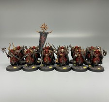 WARRIORS OF CHAOS WITH HAND WEAPONS WARHAMMER AGE OF SIGMAR CHAOS PAINTED