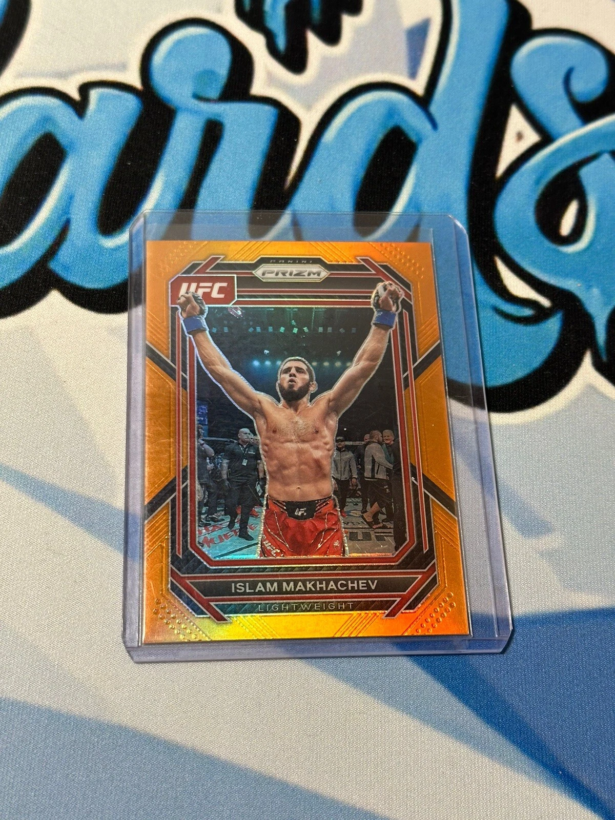 2023 Panini Prizm UFC Prizms Orange #177 Islam Makhachev /99