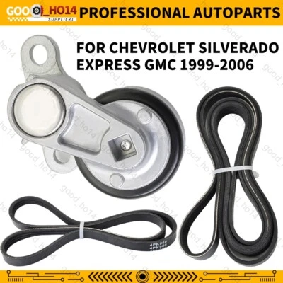 A/C Serpentine Drive Belt Tensioner Kit 90K-38159 For Chevy Silverado GMC Savana - Изображение 1 из 4