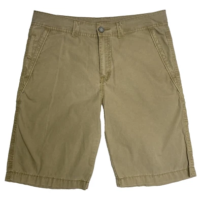 Pantalones Cortos Negros Hebilla Para Hombre 34 Beige Tostado Exterior Algodón Ripstop 36x11 Real Foto 1 de 4