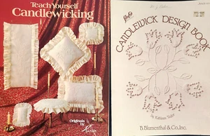 Leisure Arts Teach Yourself Candlewicking #243 Lily Embroidery Design Book #814 - Picture 1 of 7
