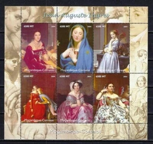 Gemälde Ingres Mosambik 2004 (32) Yvert Nr. 2277 bis 2282 postfrisch ** Luxus postfrisch - Bild 1 von 1