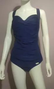 LASCANA Cup-Cross Black Swimsuit - Size 22 C - BNWOT - RRP £70 - Picture 1 of 6