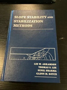 Slope Stability and Stablization Methods Hardcover - Picture 1 of 8