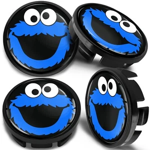 Radnabenkappen 65 mm kompatibel mit VW (Ref 3B7 601 171) Cartoon blau - Bild 1 von 6